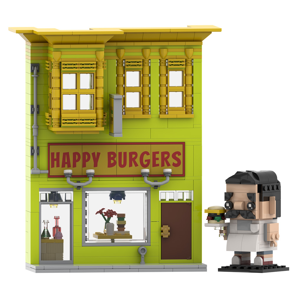 Diy Electronics Shop - Klocki Gobricks MOC Bobs Burgers Model