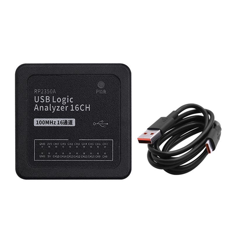 Logic Analyzer Usb - Mikrokontroler AAAF RP2350A, 16-kanałowy analizator logiczny