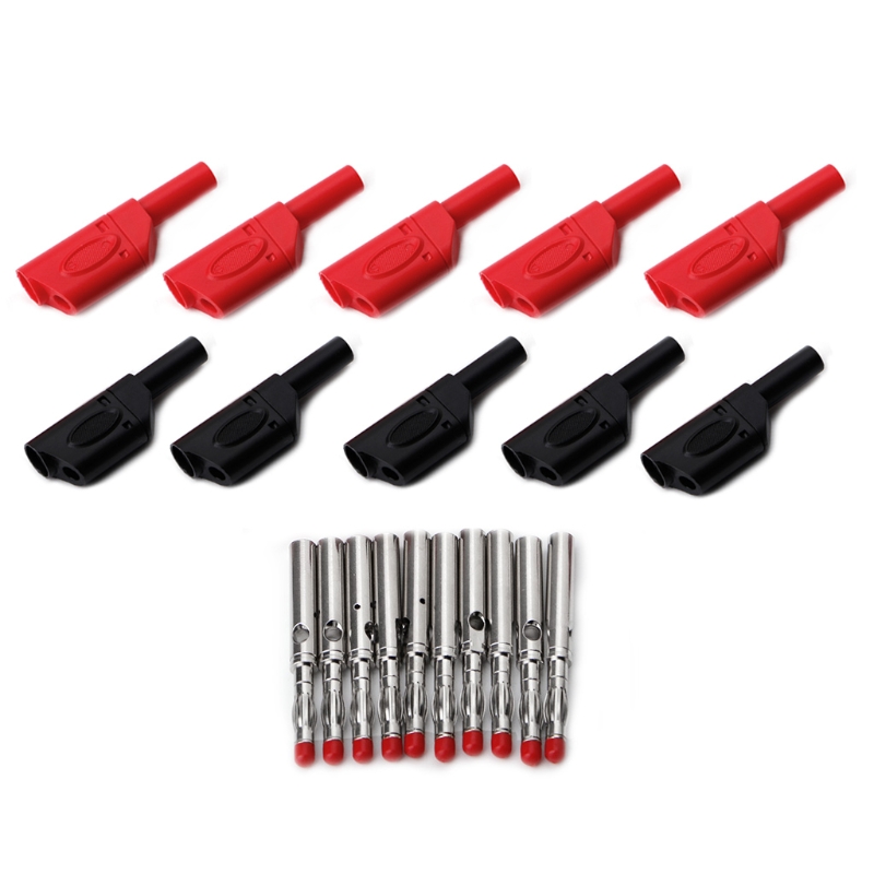 Soldering Iron Kit - 10 zestawów 4mm męska osłona możliwością