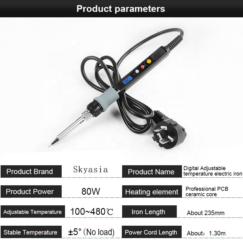 Cyfrowy wyświetlacz, elektrycz – Soldering Iron Kit recenzja i cena