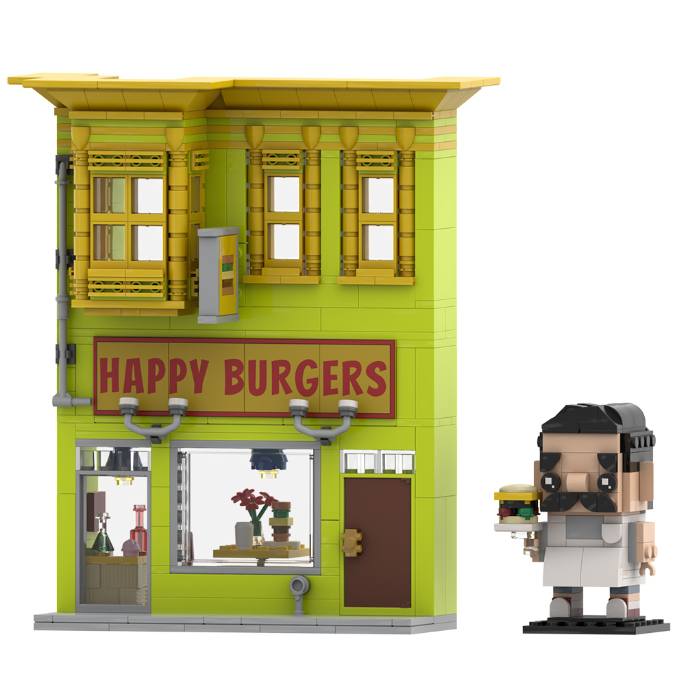 Klocki Gobricks MOC Bobs Burge – Diy Electronics Shop recenzja i cena