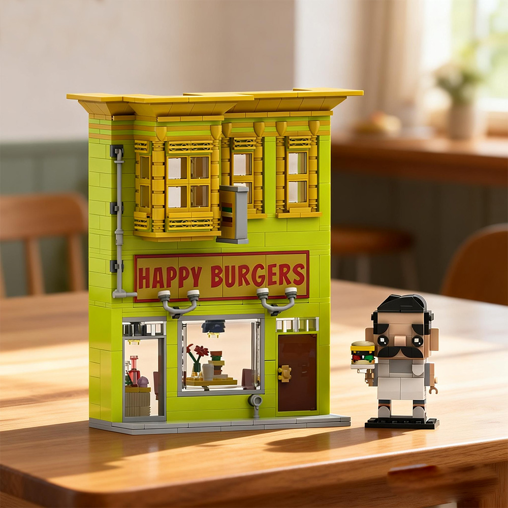 Klocki Gobricks MOC Bobs Burge – Diy Electronics Shop recenzja i cena