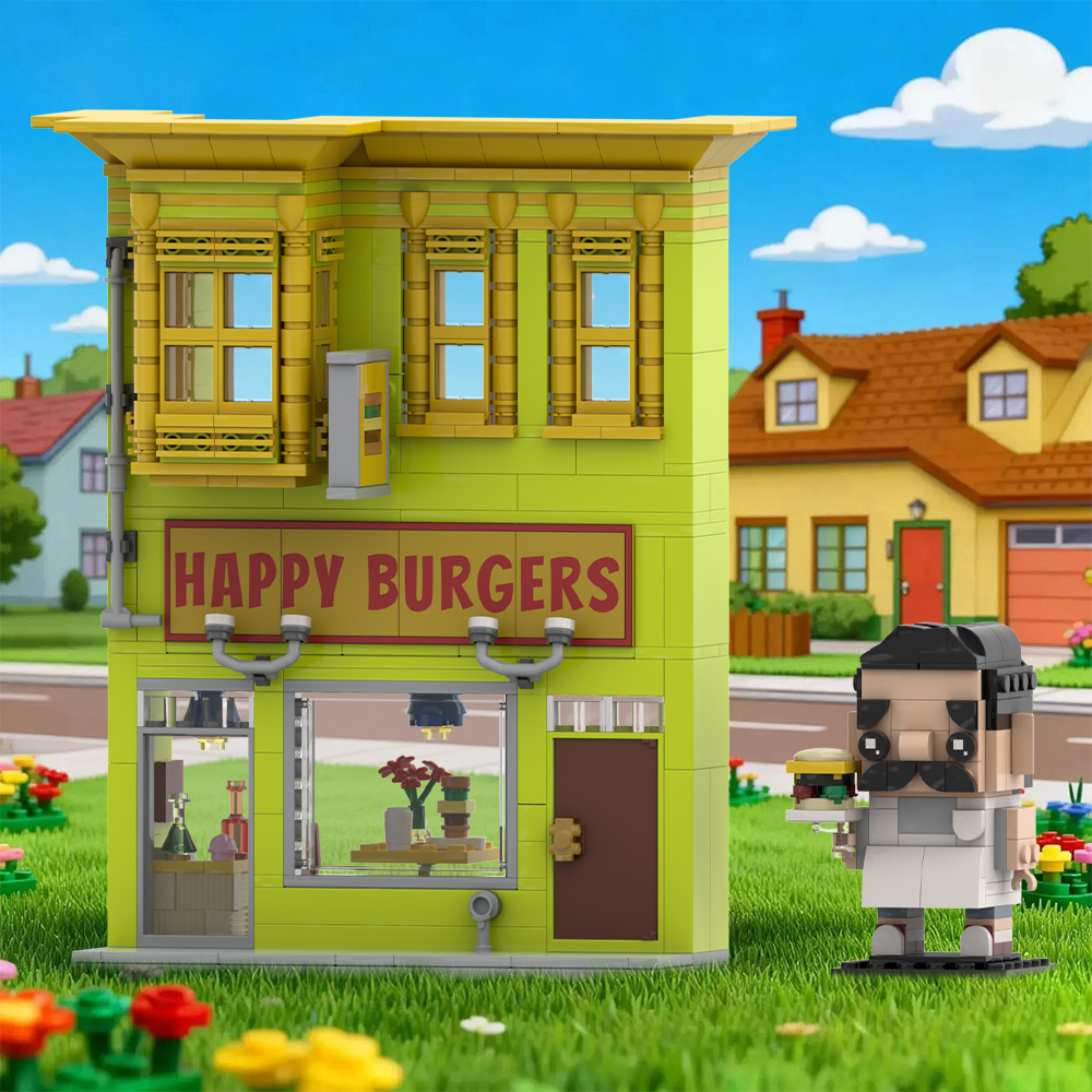 Klocki Gobricks MOC Bobs Burge – Diy Electronics Shop recenzja i cena