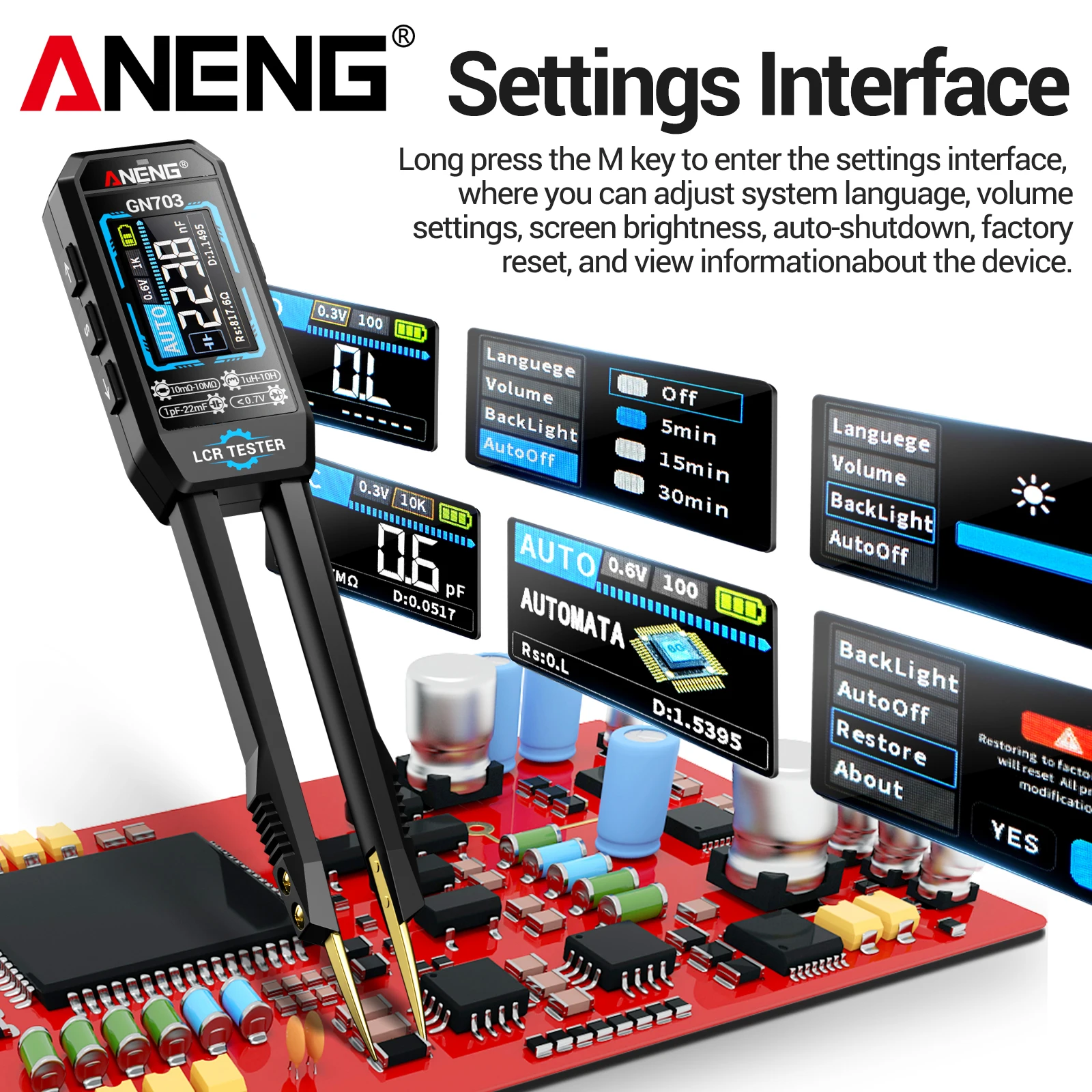 ANENG GN703 USB Akumulatorowy  – Logic Analyzer Usb recenzja i cena