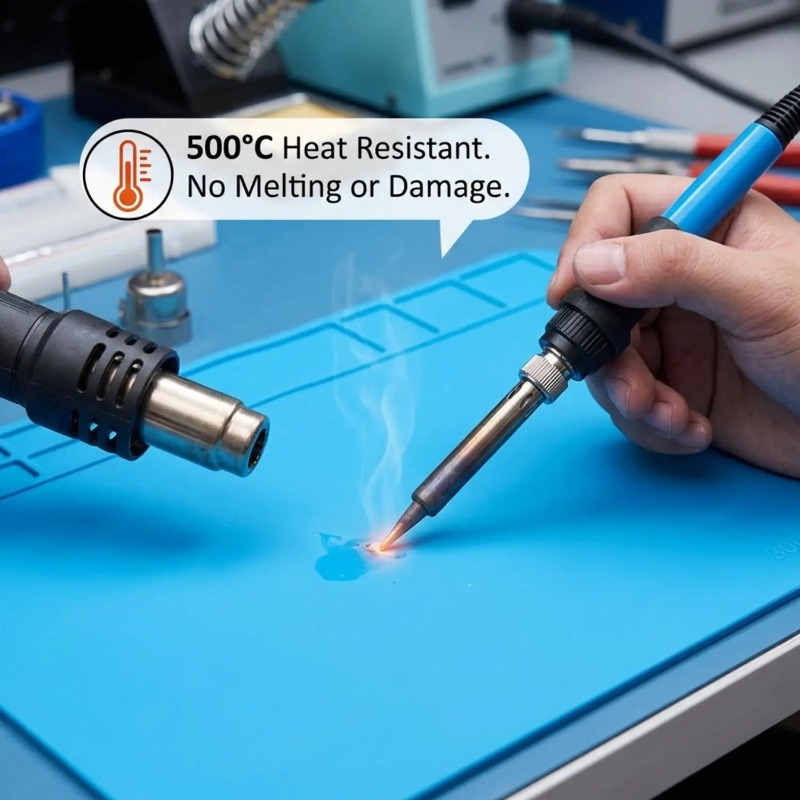 Silikonowa mata naprawcza, pod – Diy Soldering Station No Electronics recenzja i cena