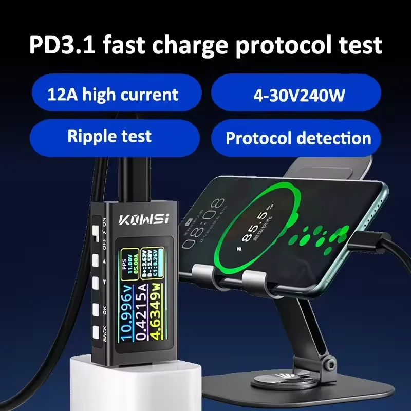 KWS-X1 Monitor prądu i napięci – Diy Electronic Load recenzja i cena
