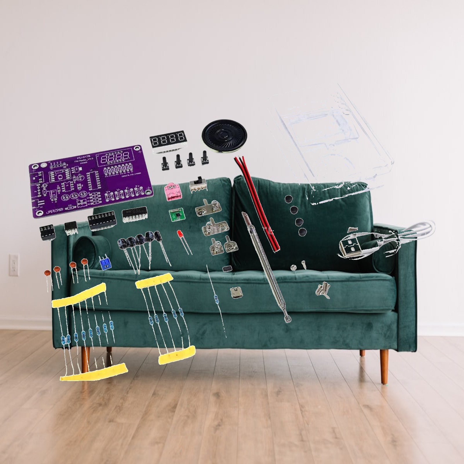 Zestaw do radia FM, elektronic – Diy Electronics Projects For Adults recenzja i cena