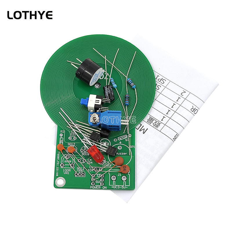 DC 3V-5V zestaw wykrywacza met – Soldering Iron Kit recenzja i cena