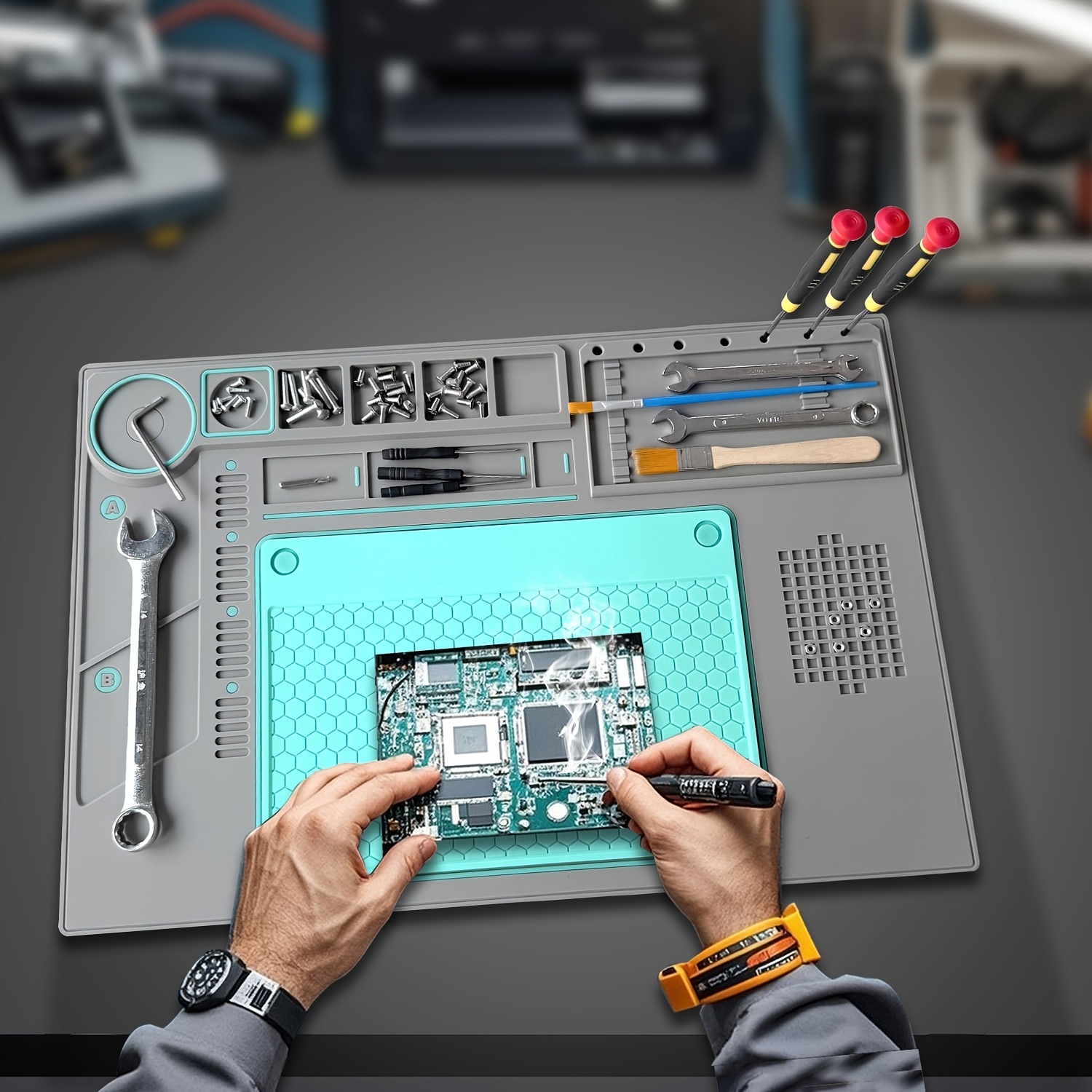 Odporna na ciepło mata lutowni – Soldering Iron Kit recenzja i cena