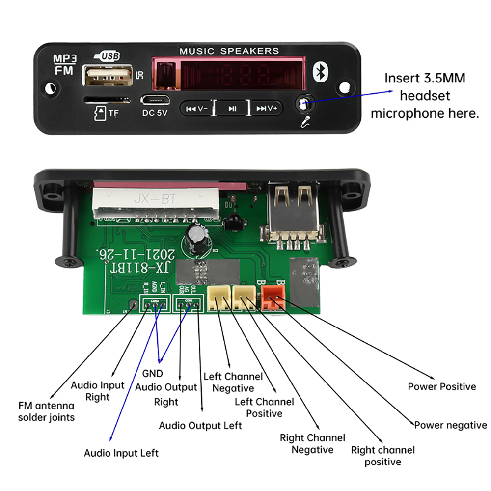Płytka dekodera Bluetooth DC 6 – Diy Electronics For Adults recenzja i cena