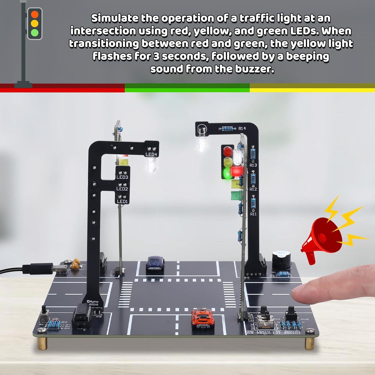 Zestaw symulatora sygnalizacji – Diy Electronics Projects For Adults recenzja i cena