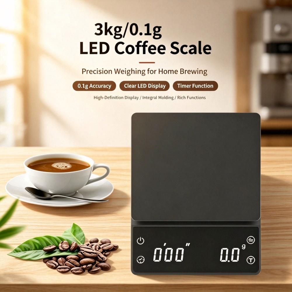 Waga kuchenna LED 3KG‑0.1g, cy – Diy Electronics Shop recenzja i cena